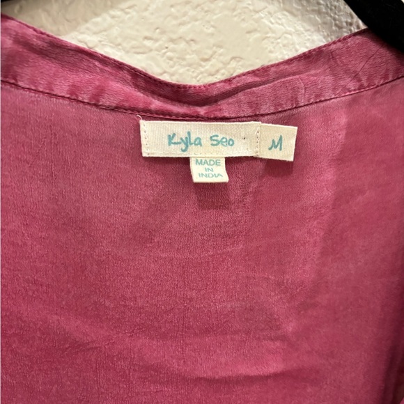 Kyla Seo embroidered button down long sleeve - Picture 4 of 5